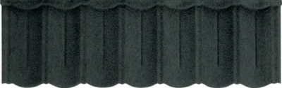 Детальное фото композитная черепица roser spany дымчато-черный